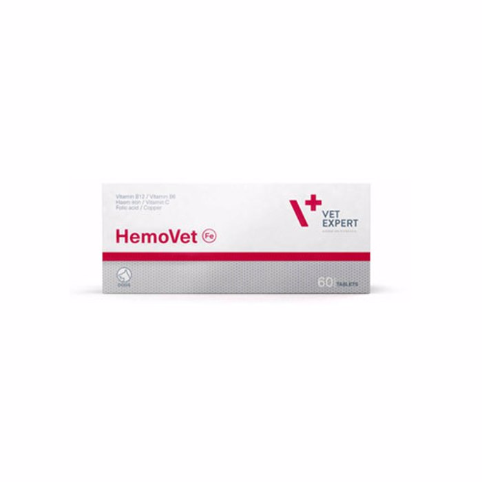 VetExpert Hemovet 67mg Sumpliroma Diatrofis ga Skulous me Anaimia 60tabs